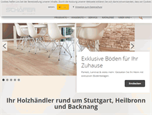 Tablet Screenshot of holzland-schaefer.de